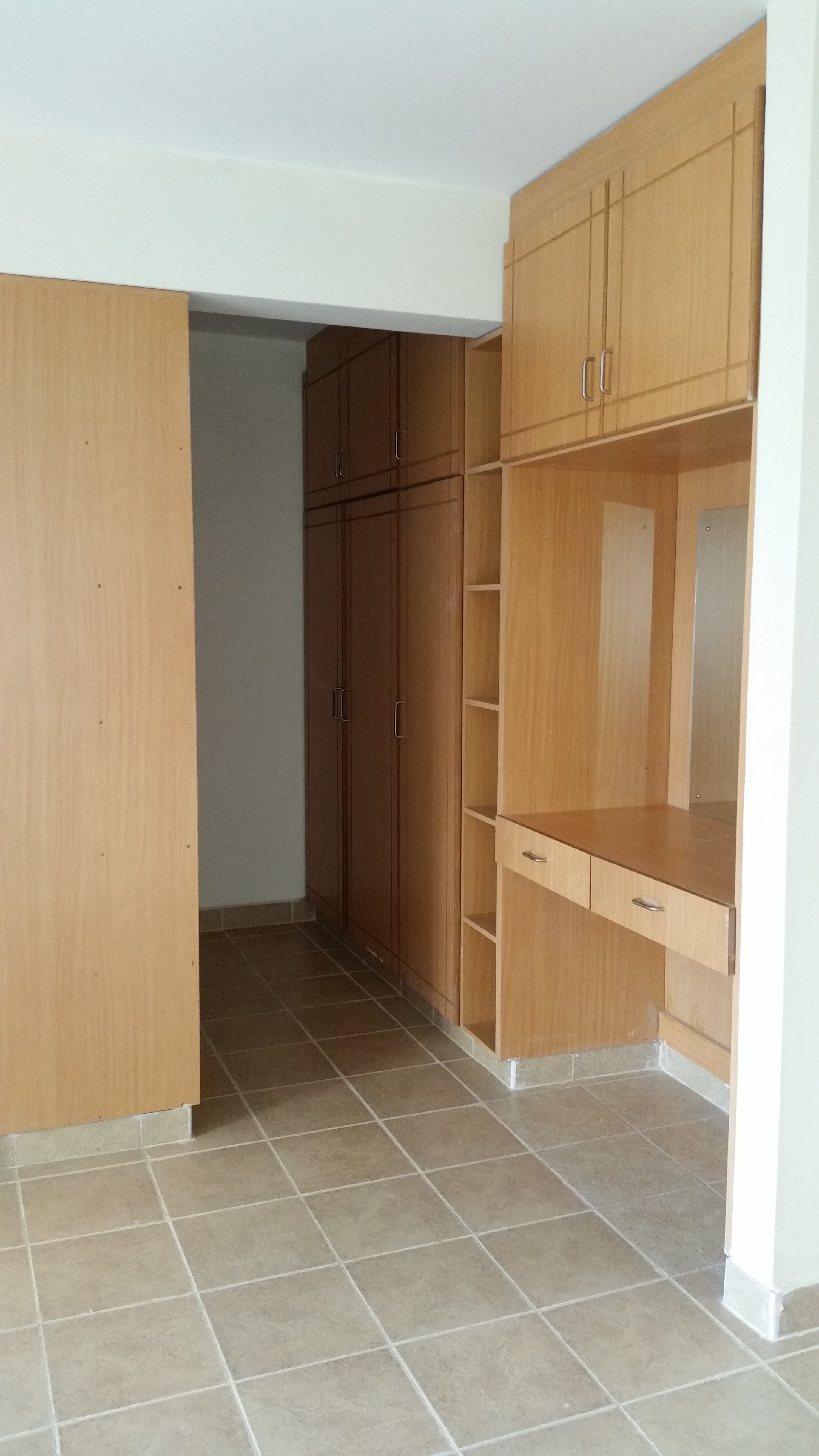 Master bedroom with walk-in closet
